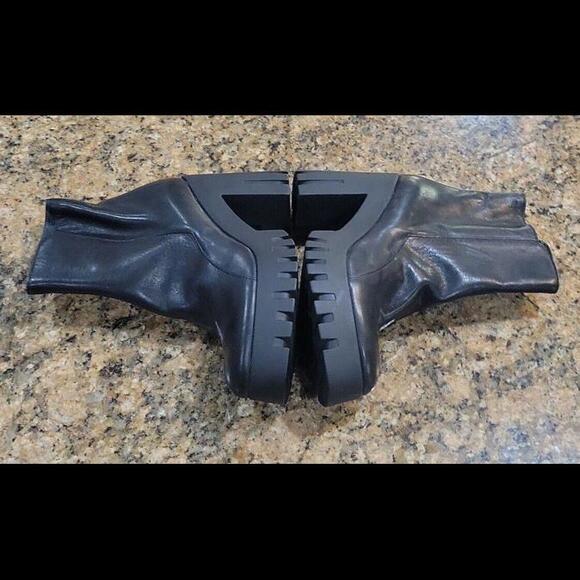 FRED SEGAL FEET Stella Black Leather Booties Women's Ankle Boot Shoes 36 6 $598 - Picture 7 of 15